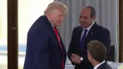 ترحيب كبير بين السيسي وترامب على هامش قمة G7 في فرنسا