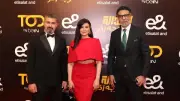 ياسر جلال يشاهد مباراة مصر وبلجيكا مع فريق عمل للعدالة وجه آخر