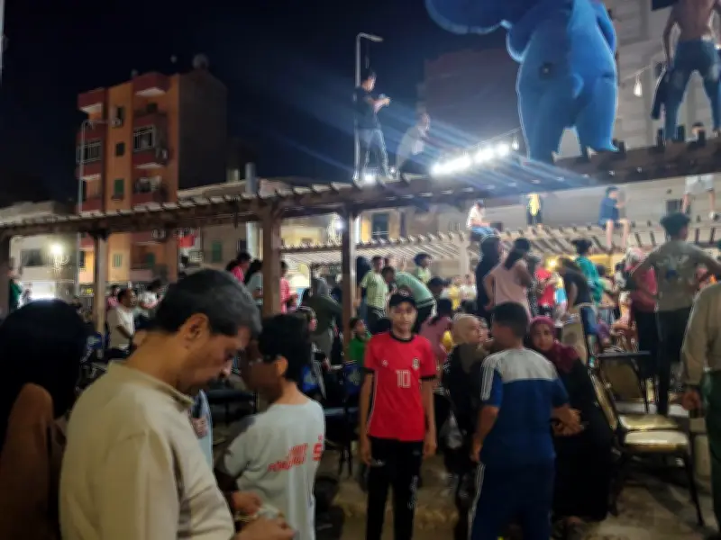 أهالي الشرقية يحتشدون في الساحات للاحتفال بصعود منتخب مصر لدور الـ16 بكأس العالم