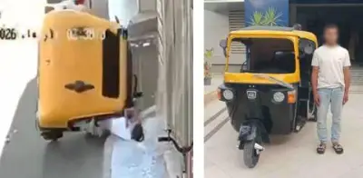 ضبط سائق توك توك تسبب في إصابة طفلين بالبحيرة
