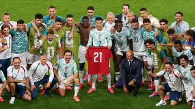 كريستيانو رونالدو يهدي تأهل البرتغال لروح ديوجو جوتا بقميصه رقم 21