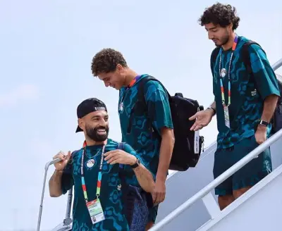 وصول بعثة منتخب مصر إلى أتلانتا استعداداً لمواجهة الأرجنتين بكأس العالم