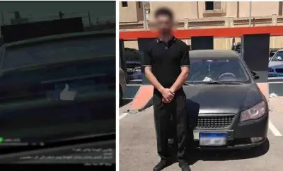 الداخلية تضبط قائد سيارة طمس لوحاتها المعدنية للتهرب من المخالفات