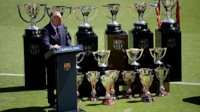 رافائيل يوستي: أتمنى أن أكون رئيس برشلونة بعد لابورتا