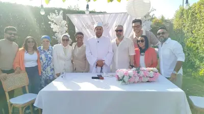صور زفاف ابنة الفنان صبحي خليل والمخرج ثائر الصيرفي