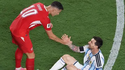 تشاكا: طرد إمبولو حرم سويسرا من مجاراة الأرجنتين في كأس العالم 2026