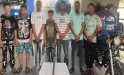 ضبط المتهمين بتحطيم سيارة ببني سويف بعد مشاجرة بالأسلحة البيضاء