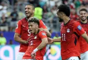 إمام عاشور يسجل الهدف الأول لمصر في شباك أستراليا