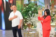 لقاء استثنائي يجمع حسام حسن وزوجته في معكم منى الشاذلي