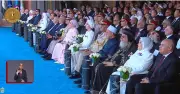 الرئيس السيسي يستمع لآيات من القرآن الكريم بمقر القيادة الاستراتيجية
