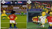 فيديو تنبؤ سيمبسون بنتيجة مصر وأستراليا مفبرك بالذكاء الاصطناعي