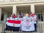 وزيرة التضامن تتابع عروض منتخب السيدات في كأس العالم الموحدة للأولمبياد الخاص